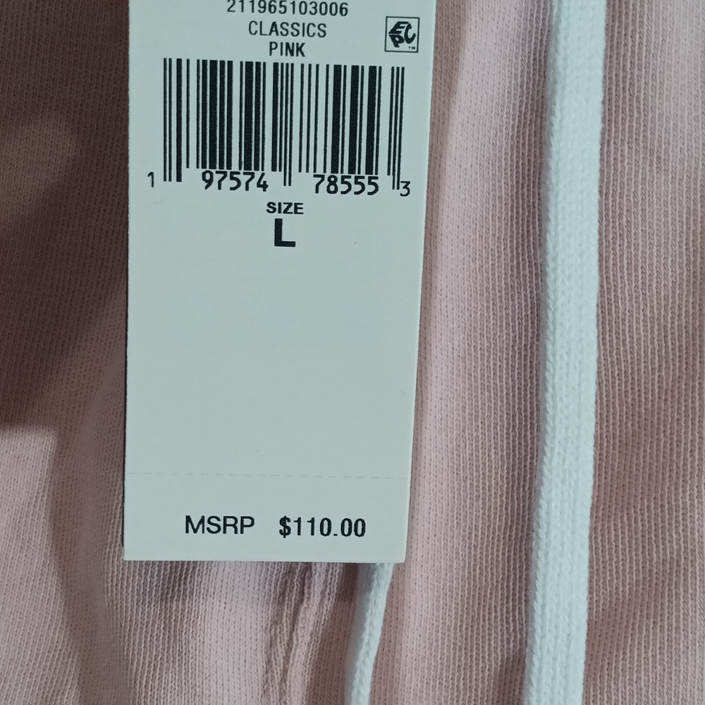Polo by Ralph Lauren Light Pink Terry Drawstring Women's Shorts - Picture 3 of 5